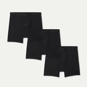 Bombas Men's Cotton Modal Blend Boxer 3-Pack - Black - Size M